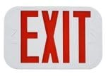 LED EXIT SIGN WITH RED LETTERS FRONT